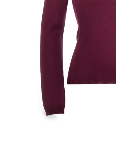 Jil Sander Wool Sweater In Purple