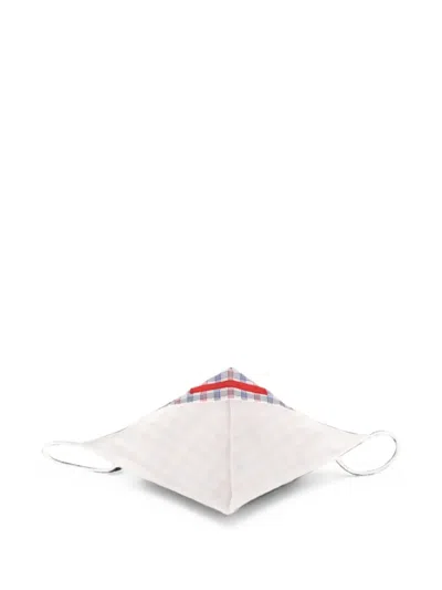 Isaia Check-pattern Face Mask In Multi