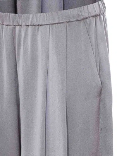 Eleh Grey Pants In Red