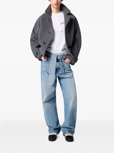 Msgm Short-sleeve T-shirt In White