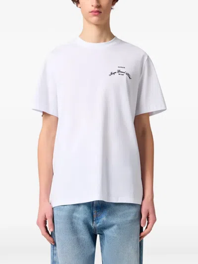 Msgm Short-sleeve T-shirt In White