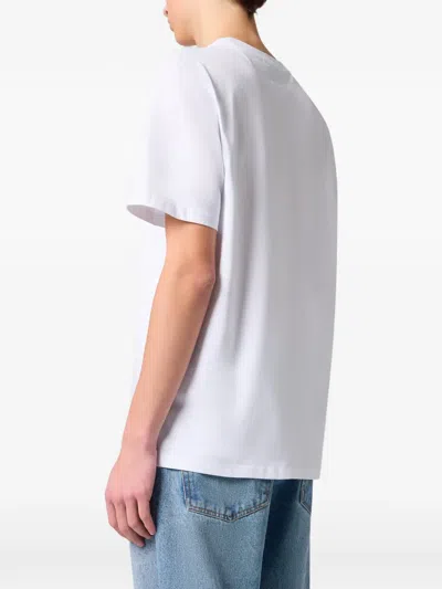 Msgm Short-sleeve T-shirt In White