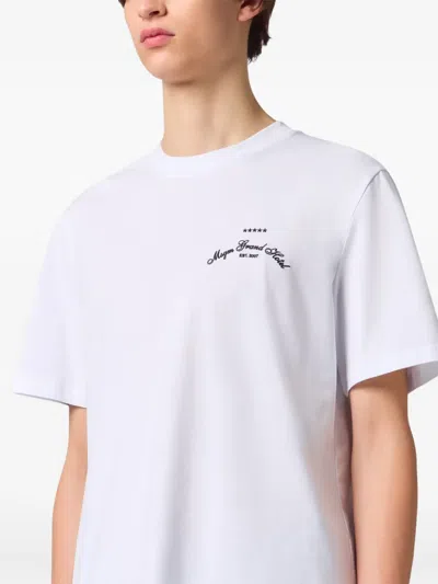 Msgm Short-sleeve T-shirt In White