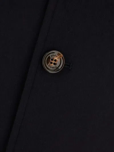 Kired Cashmere Button-up Coat In Black