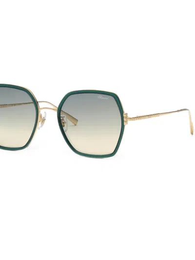 Chopard Geometric-frame Sunglasses In Multi