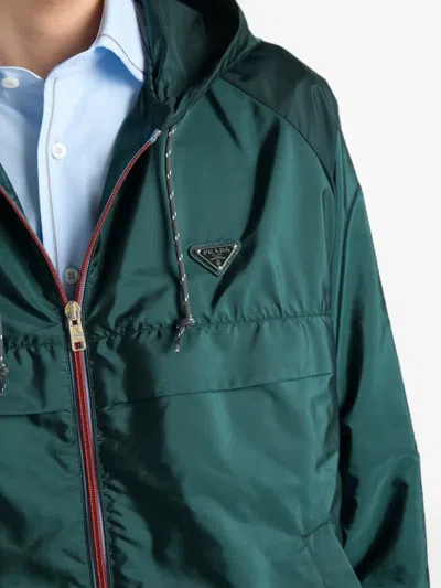 Prada Re-nylon Blouson Jacket In Multi