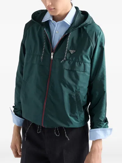 Prada Re-nylon Blouson Jacket In Multi