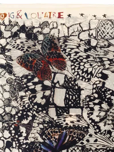 Zadig & Voltaire Pattern Scarf In Multi
