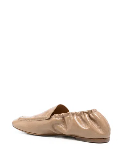Odissi Juno Leather Loafers In Brown