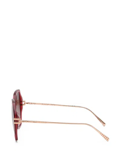 Chopard Geometric-frame Sunglasses In Multi