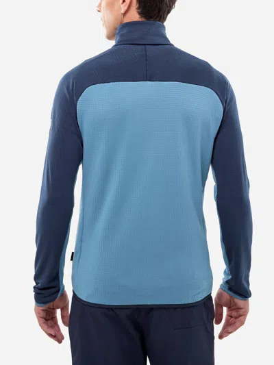 Millet Blue Fusion Grid Textured Active Jacket In Blue