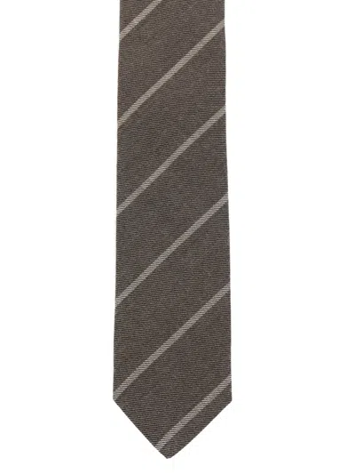 Eleventy Diagonal-stripe Tie In Multi