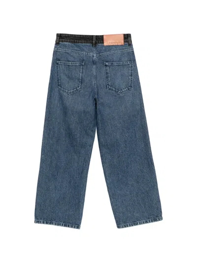 Msgm Belt-loop Pocket Jeans In Blue
