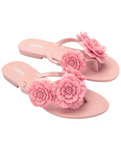 Melissa Shoes Harmonic Springtime Flip Flop In Pink