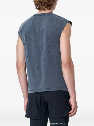 Satisfy Mothtech Distressed T-shirt In Gray