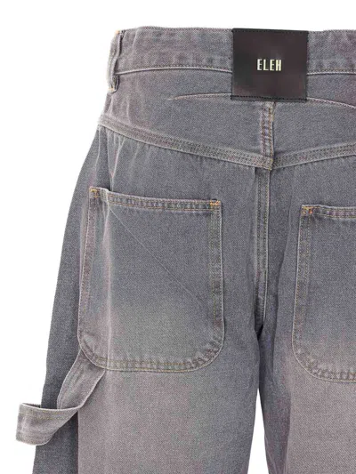 Eleh Grey Jeans In Black