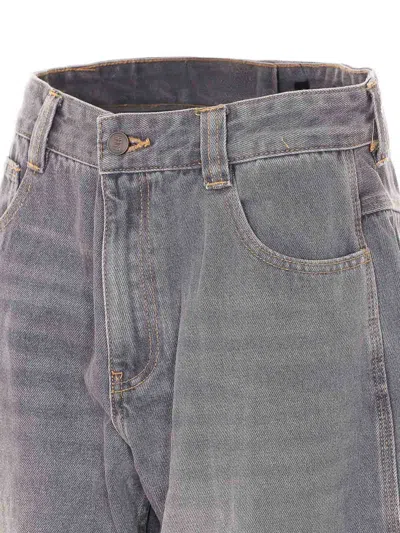 Eleh Grey Jeans In Black