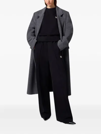 Msgm Logo-patch Sweatshirt In Black