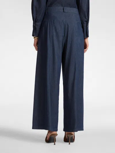 Elena Miro' Elena Miro Jeans Wide Leg In Blue