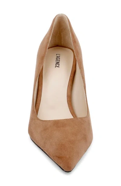 L'agence Maelle Pointed Toe Pump In Brown