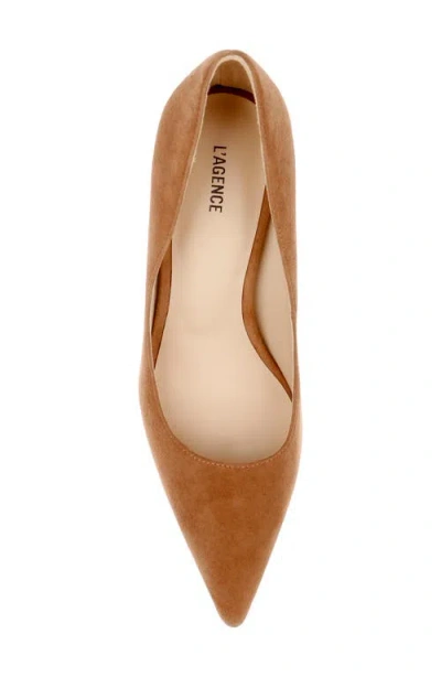 L'agence Maelle Pointed Toe Pump In Brown