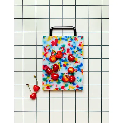 Fredericks & Mae Small Patterned Rectangle Cutting Board&nbsp; Multi Confetti In Multi Confetti