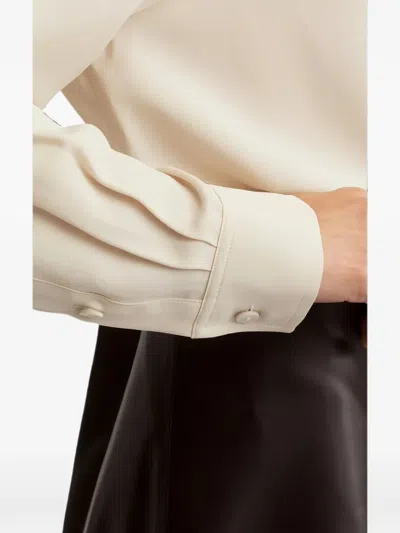 Iris Von Arnim Samara Silk Blouse In Neutral