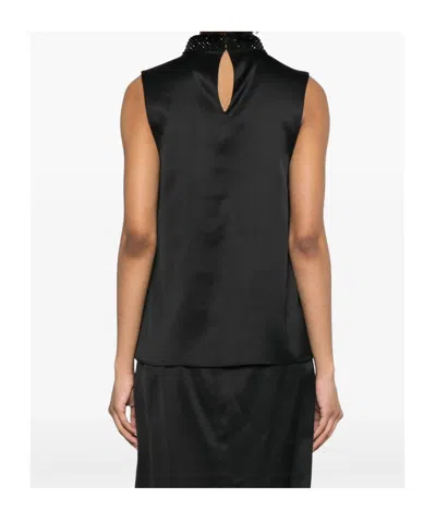 Tom Ford Top Silk Satin In Black