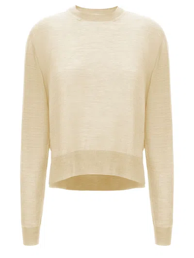 Jil Sander Wool And Cashmere Blend Sweater In Yellow