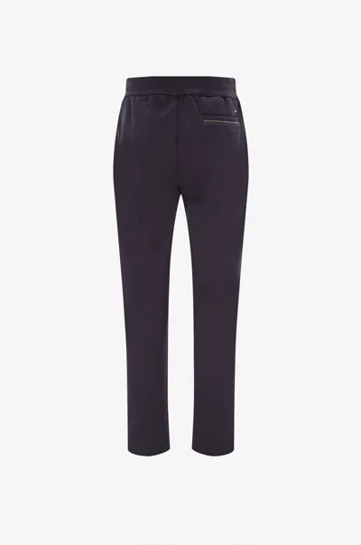 Herno Drawstring Pleated Trousers In Black