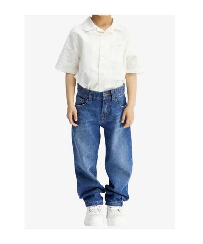 Jacquemus Stretch Jeans In Blue