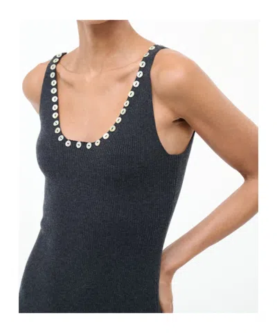 Staud Sleeveless Dress In Black