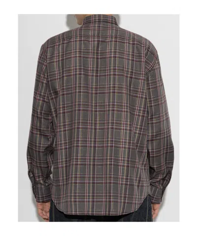 Dsquared2 Check-pattern Flap-pocket Shirt In Black
