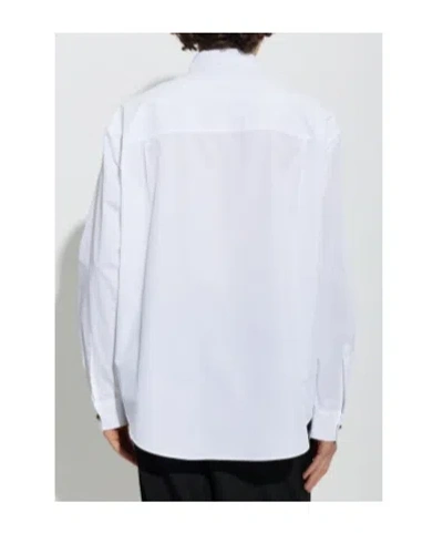 Balmain Lion-head Button Shirt In White