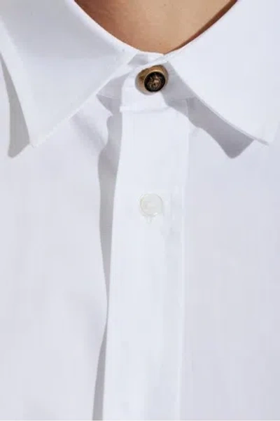 Balmain Lion-head Button Shirt In White