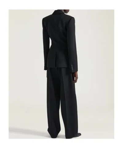 Givenchy Cocoon Tailored Pants In Wool In Black