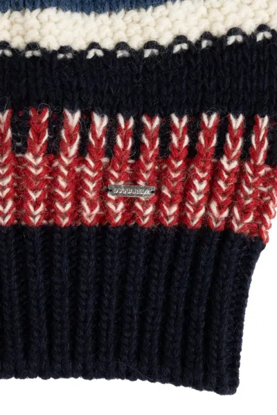 Dsquared2 Knit Beanie Hat In Multi