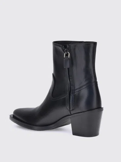 Stuart Weitzman Woman Ankle Boots Black Size 7 Leather In Black