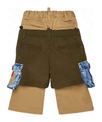 Dsquared2 Layered-design Trousers In Multi