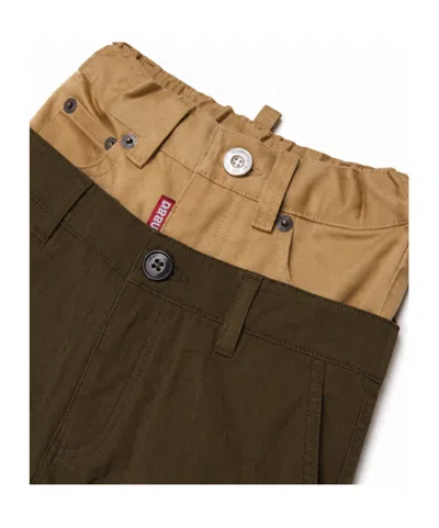 Dsquared2 Layered-design Trousers In Multi