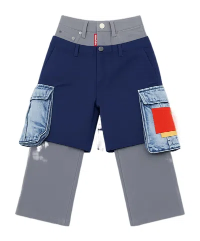 Dsquared2 Layered Cargo Pants In Multi