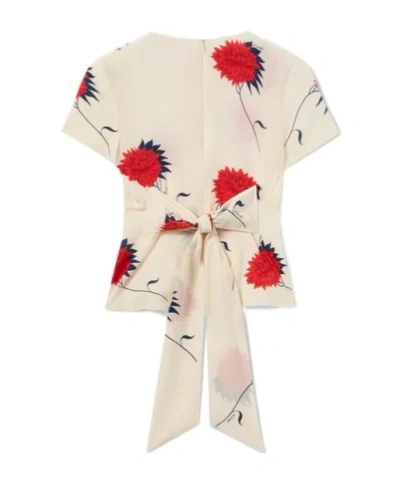La Doublej Chignon Top In Neutral