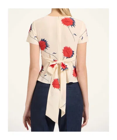 La Doublej Chignon Top In Neutral
