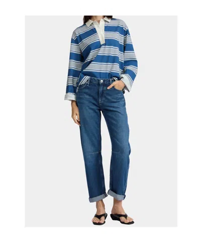 Rag & Bone Belt Loop Jeans In Blue