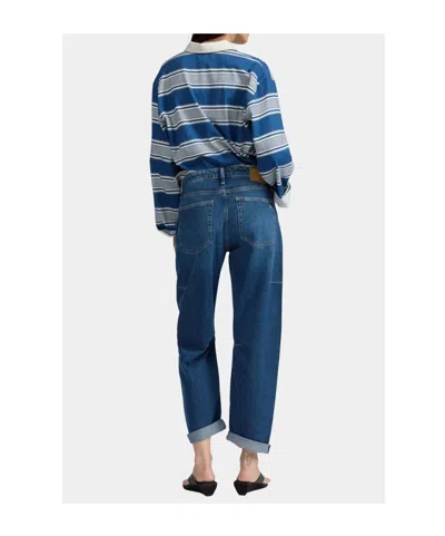 Rag & Bone Belt Loop Jeans In Blue