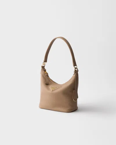 Prada Leather Mini-bag In Neutral
