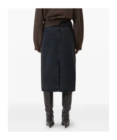 Closed Grey Midi Skirt In Black