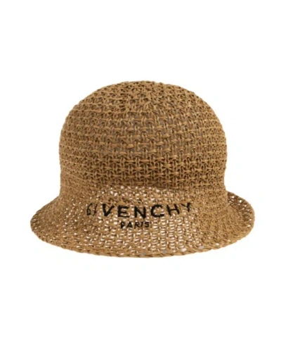 Givenchy Knitted Hat In Brown