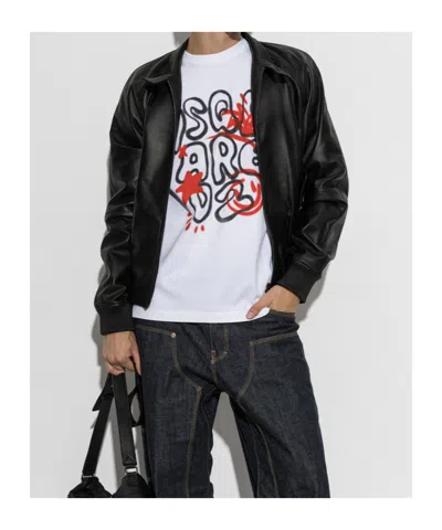 Dsquared2 Dsquared White Cotton Oversize T-shirt In White