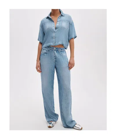 Rag & Bone Belt Loop Jeans In Blue